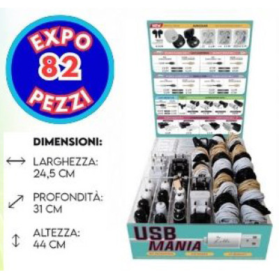USB MANIA EXPO 82 PEZZI